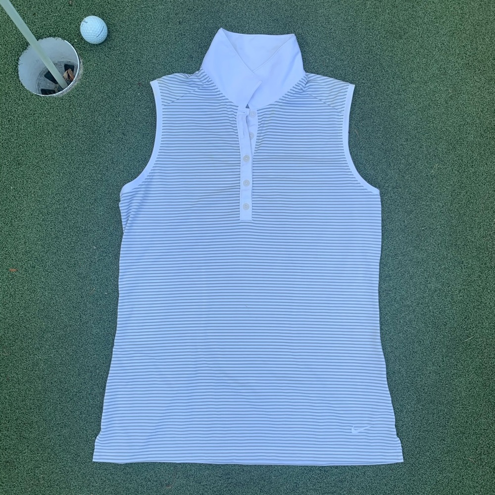 Women’s Nike sleeveless golf polo